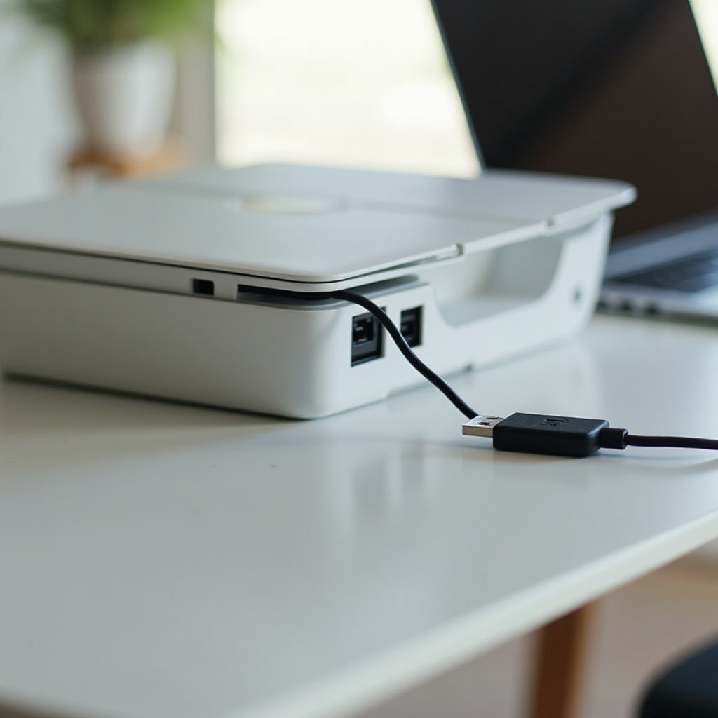 jak podłączyć moją drukarkę HP 7900 do laptopa