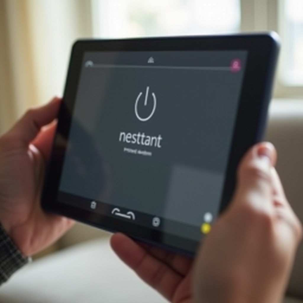 how to restart an amazon fire tablet