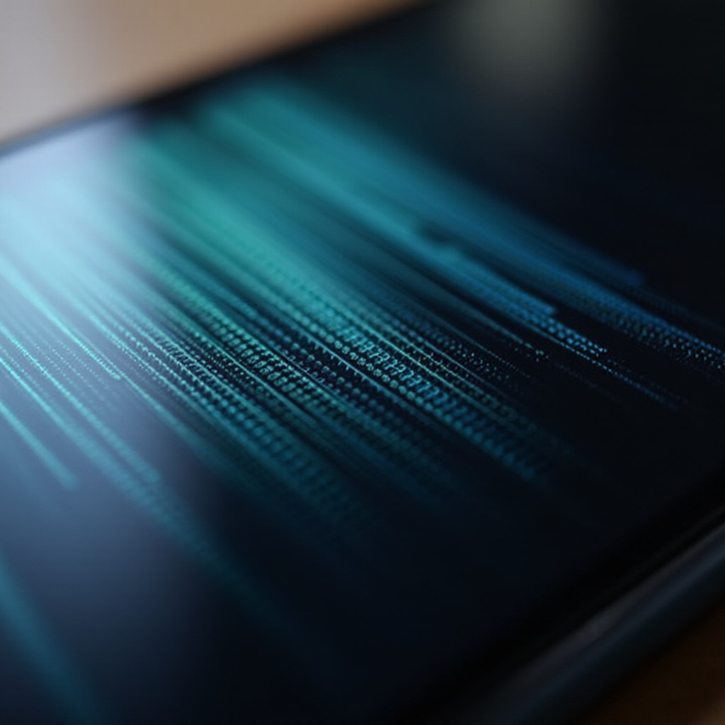 mustia viivoja puhelimeni näytöllä