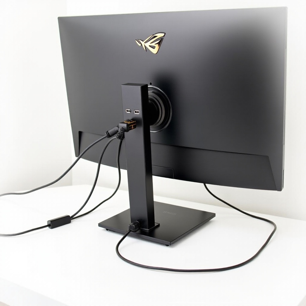วิธีเชื่อมต่อจอภาพ AORUS เพื่อใช้พอร์ต USB