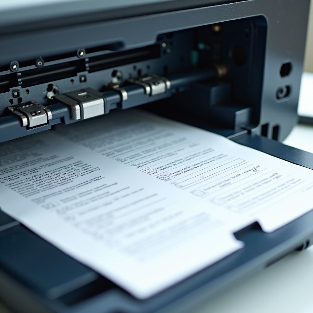 프린터가 줄을 놓침