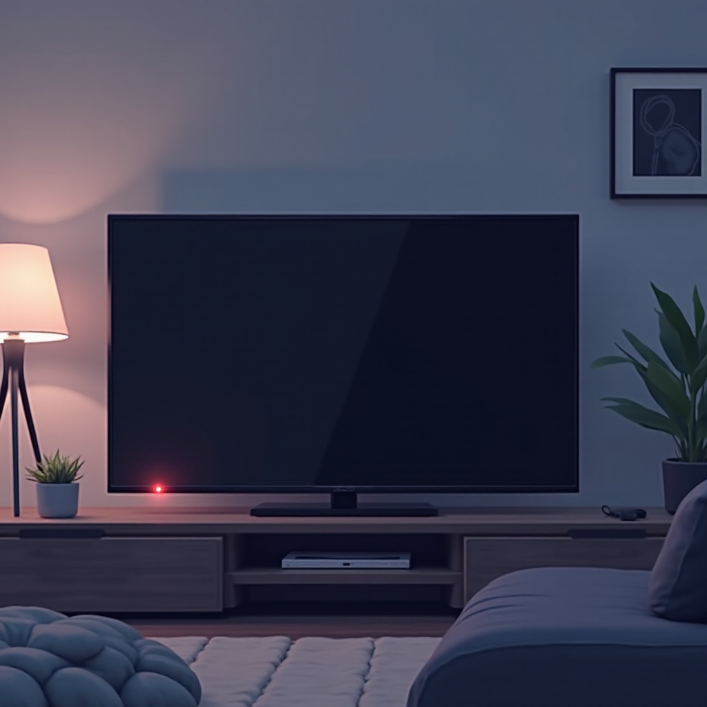 샤프 TV 빨간 불이 깜빡임