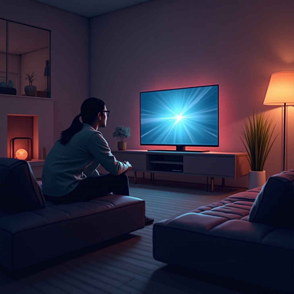 หน้าจอโทรทัศน์ Hisense กะพริบ