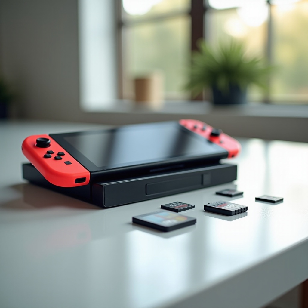 wordt de switch geleverd met een sd-kaart