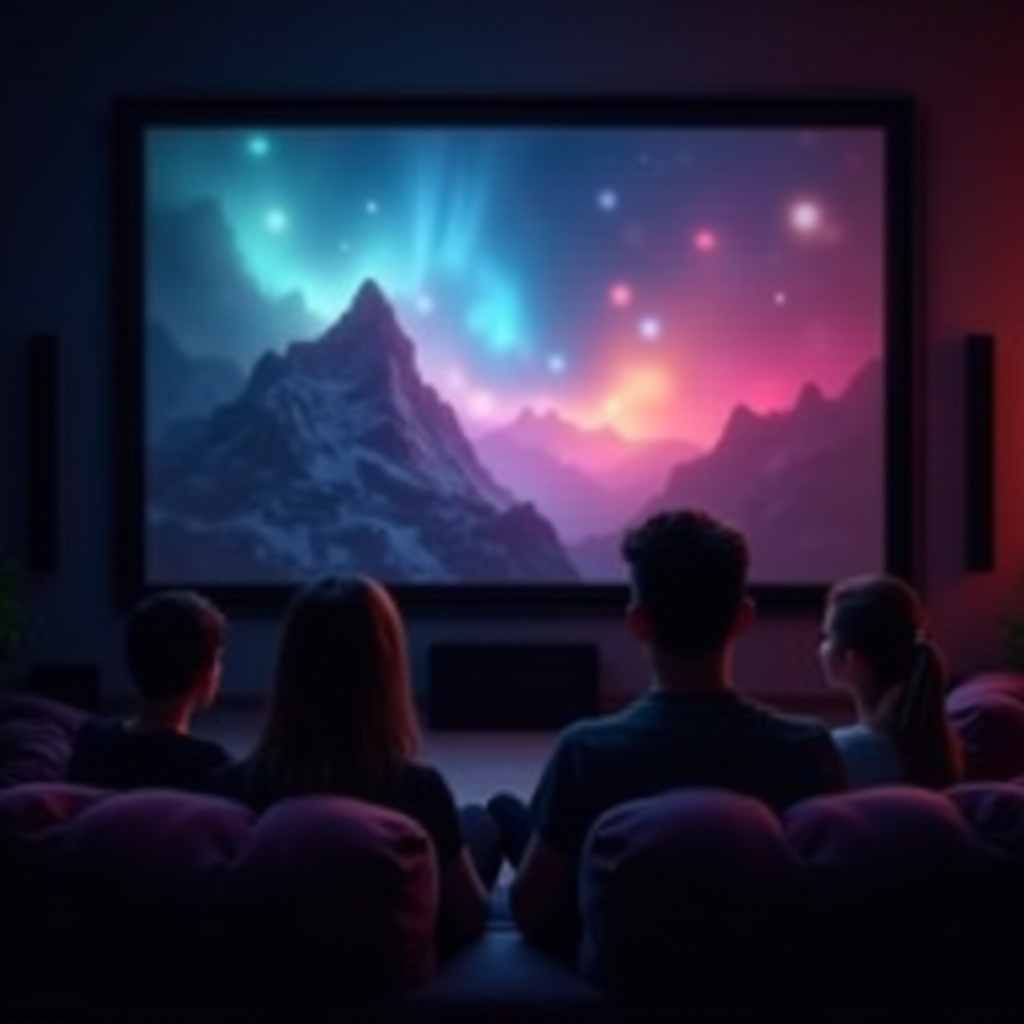 ustawienie projektora kina domowego