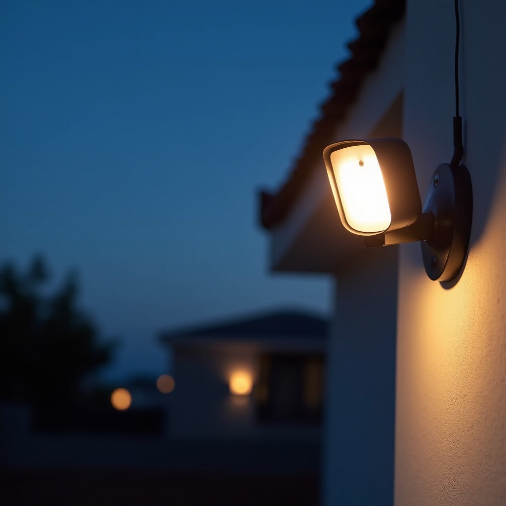 best wired security camera floodlight