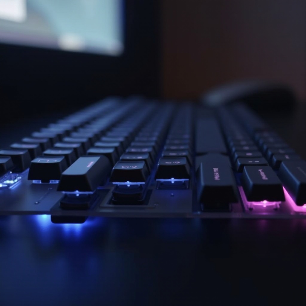 リニアスイッチ付きのキーボード