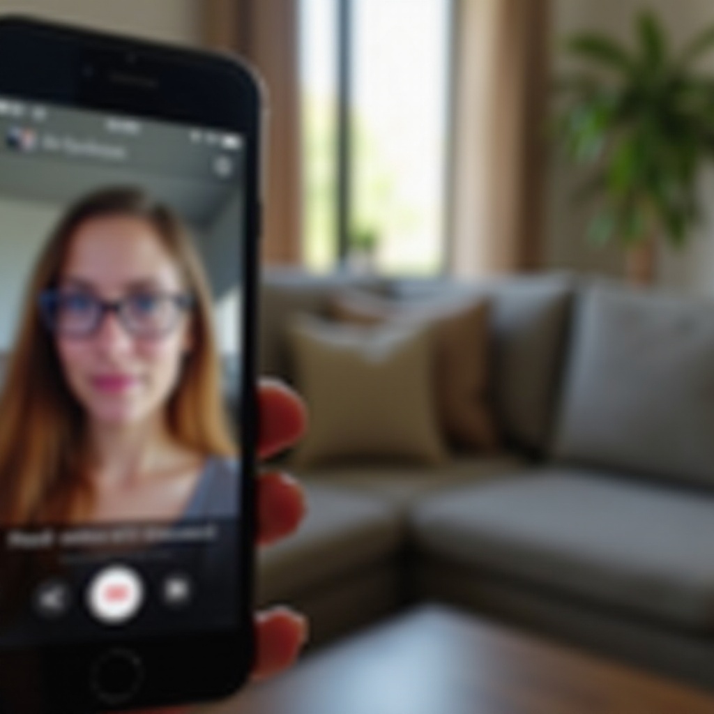 Je neemt deel aan een FaceTime-gesprek met een geblokkeerde contactpersoon.