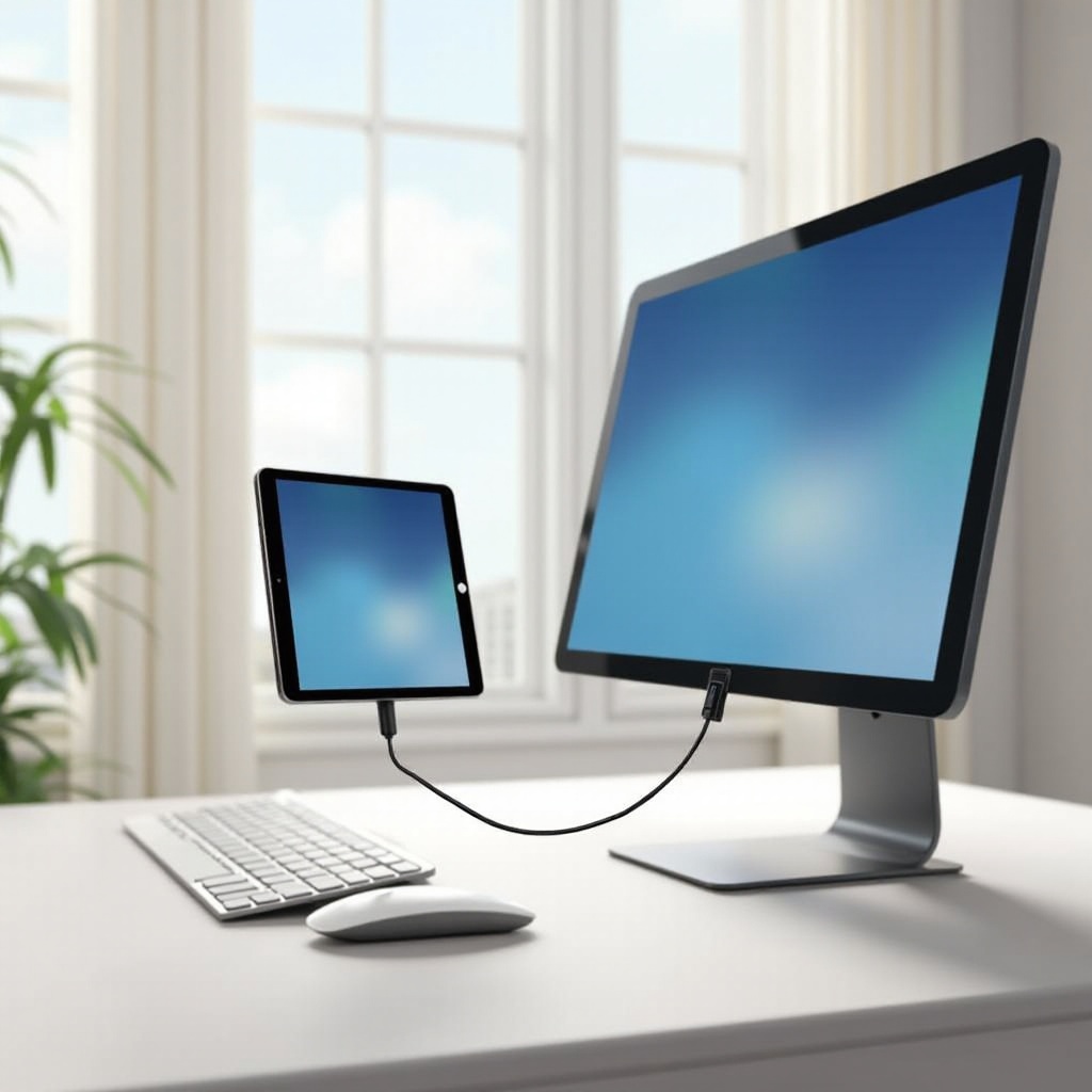 hoe een iPad draadloos aan een monitor te koppelen