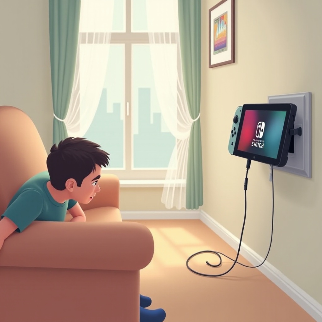 สวิตช์ของฉันกำลังชาร์จอยู่หรือไม่