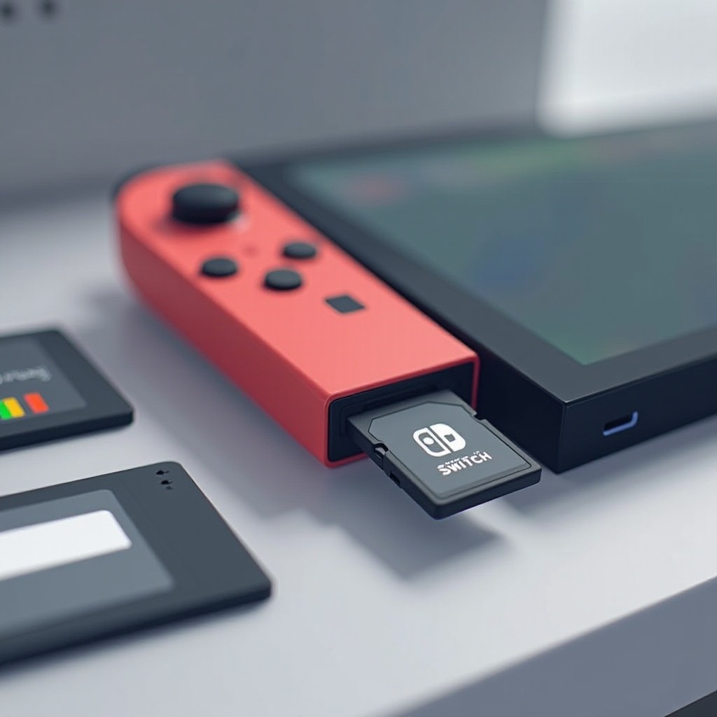 apakah switch dilengkapi dengan kartu sd