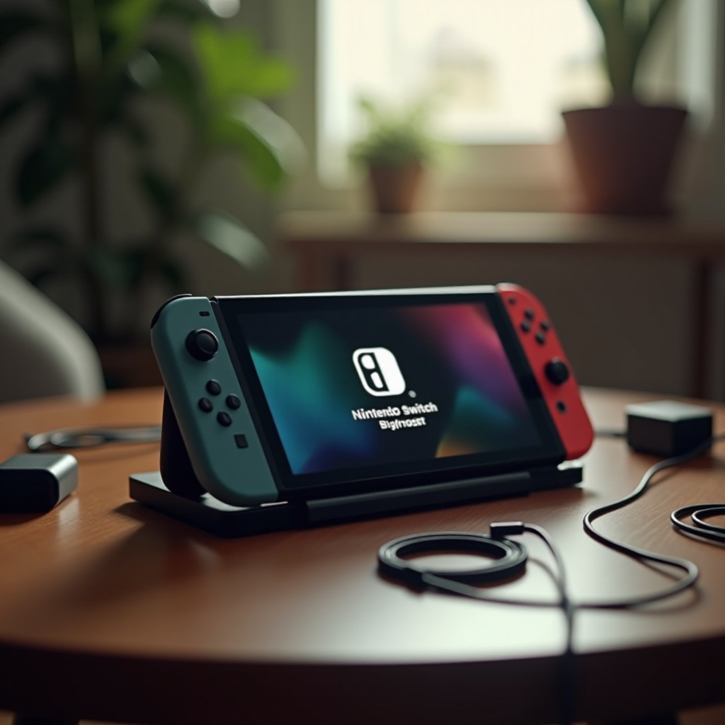 내 스위치가 충전되고 있나요