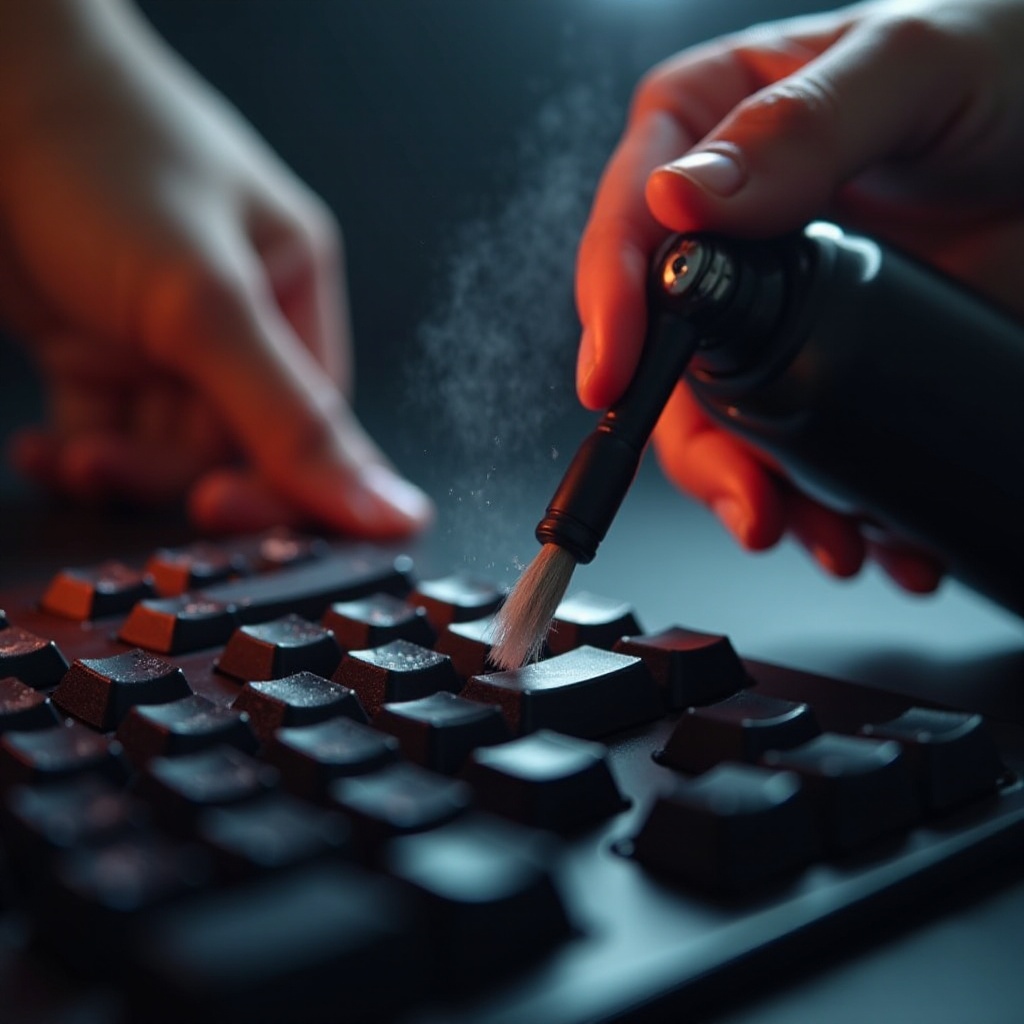 stuck key on mechanical keyboard