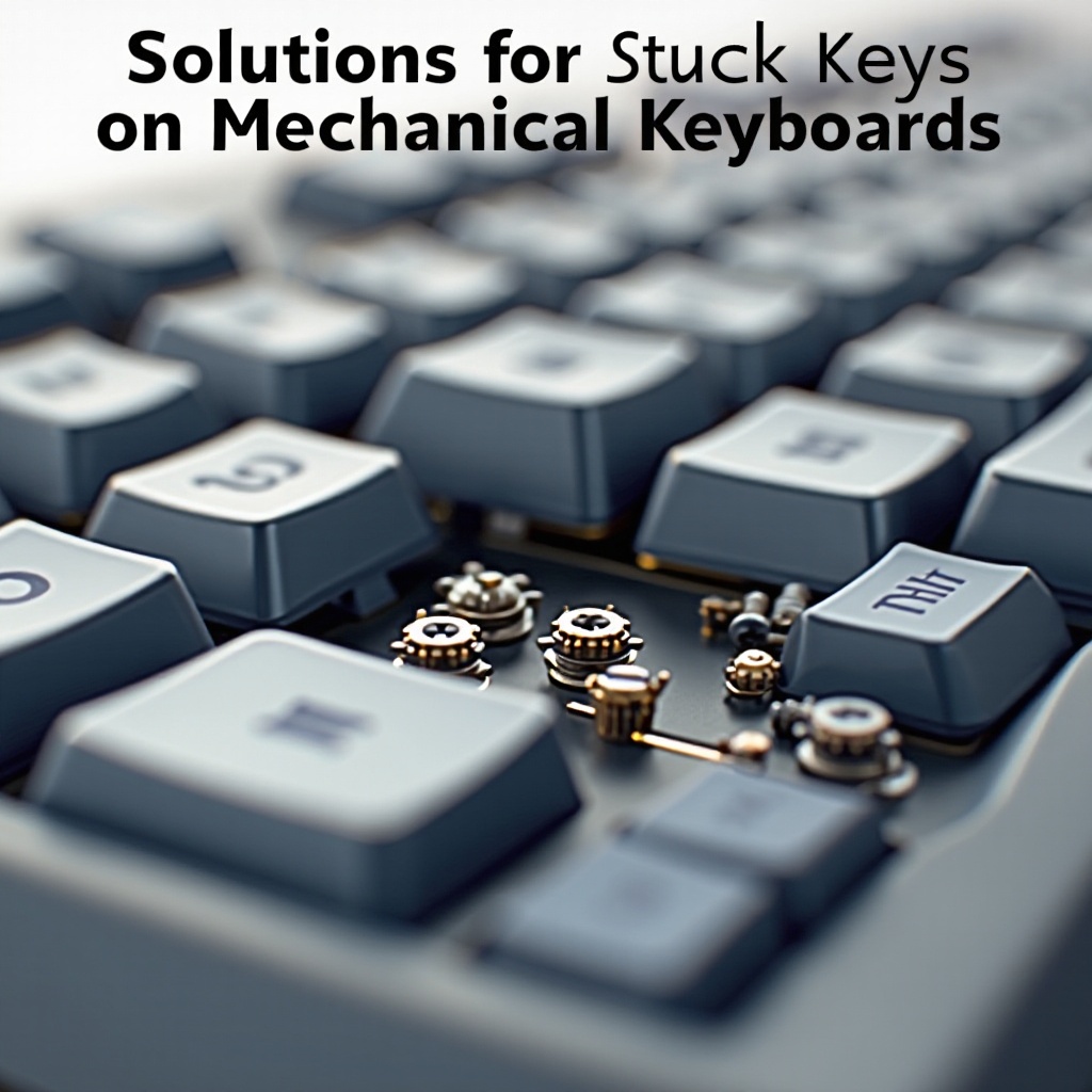 ปุ่มค้างบนคีย์บอร์ดเชิงกล