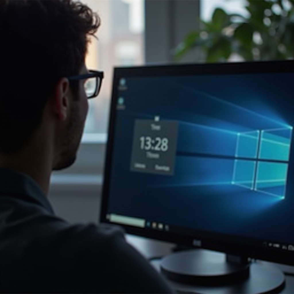 Windows 11 ręczne naprawienie czasu zegara