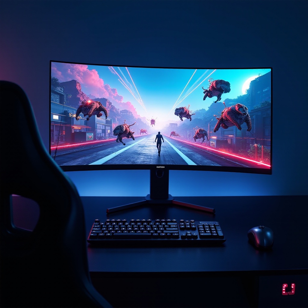 paras kaareva ultralaajakuvainen pelinäyttö