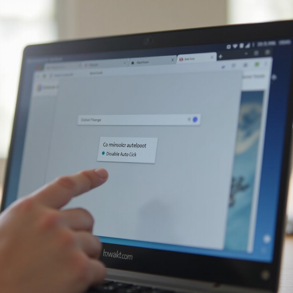 chromebook app to disable auto click android