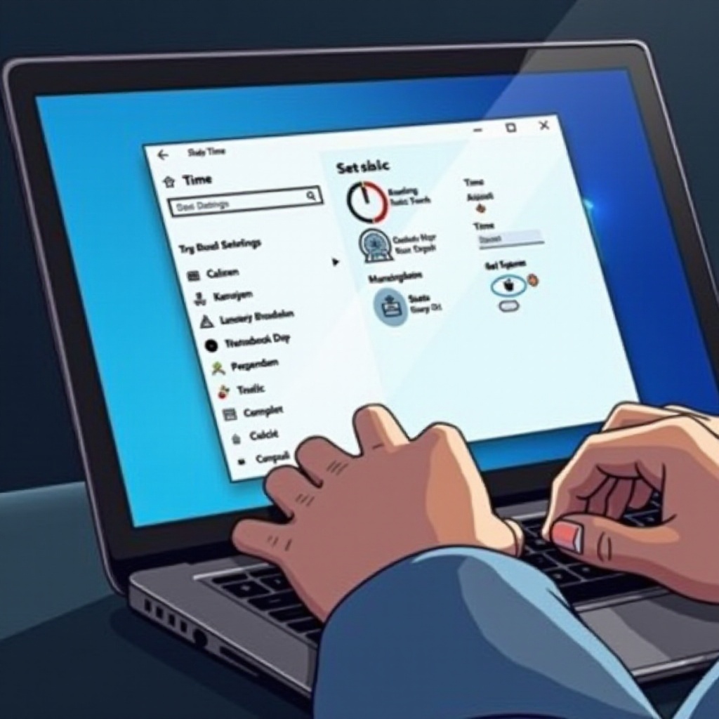Windows 11 수동으로 시계 시간 수정