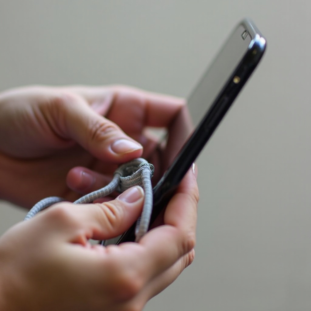 rpet phone lanyard how to use