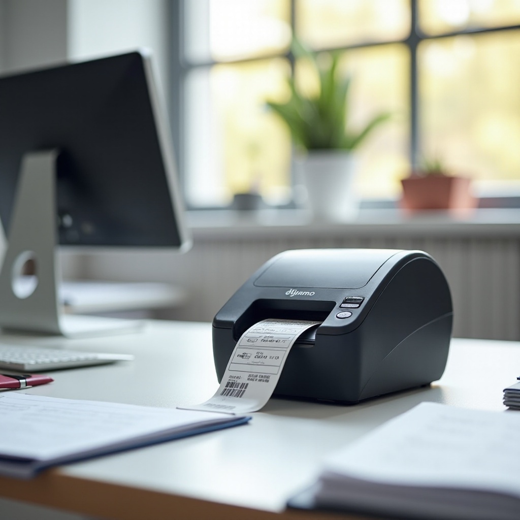 Welke taal gebruiken DYMO-printers?