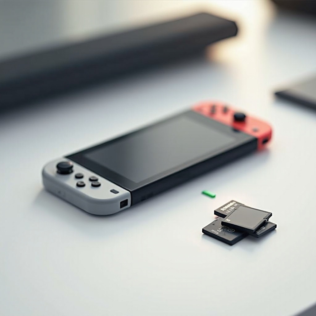 스위치에 SD 카드가 포함되어 있습니까