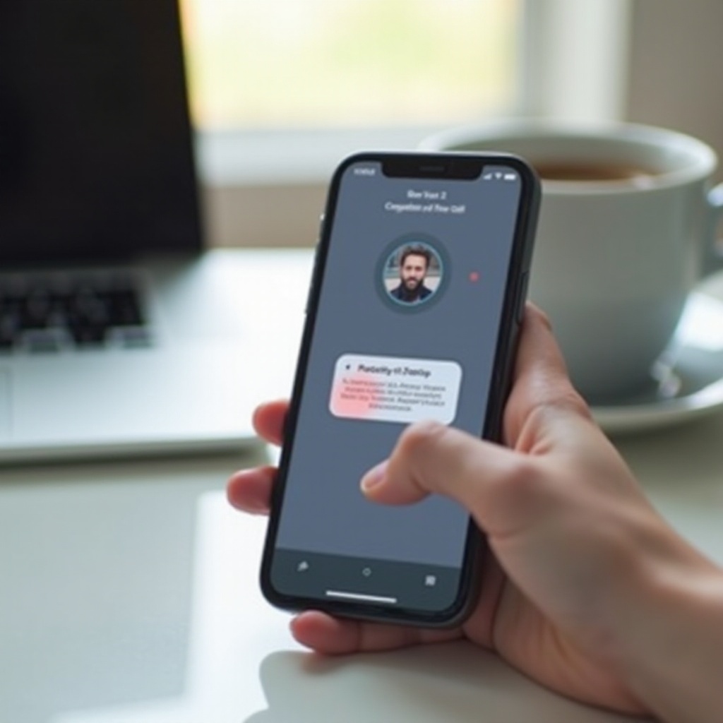 ブロックされている連絡先とのFaceTime通話に参加しようとしています。