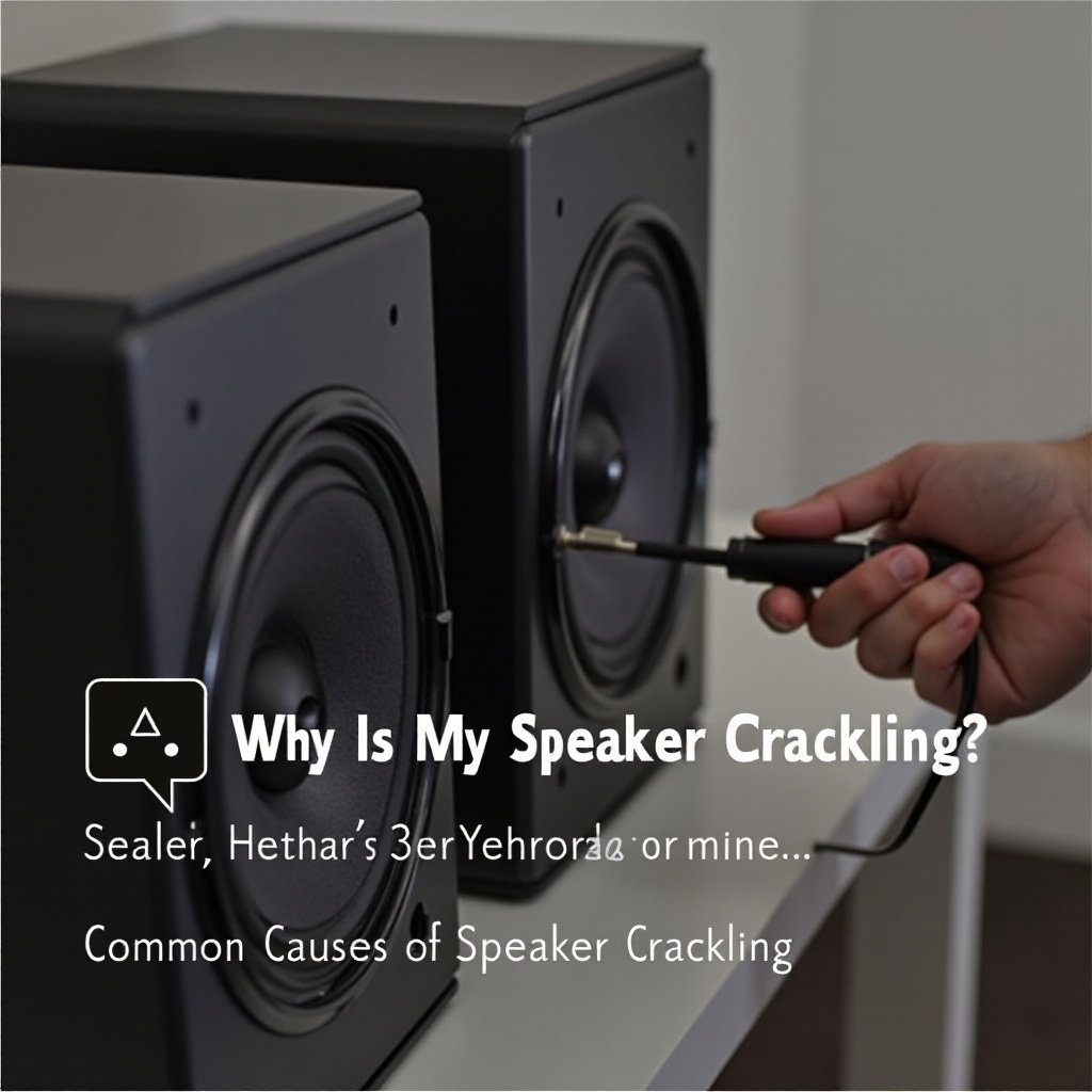mengapa speaker saya mengeluarkan suara berderak