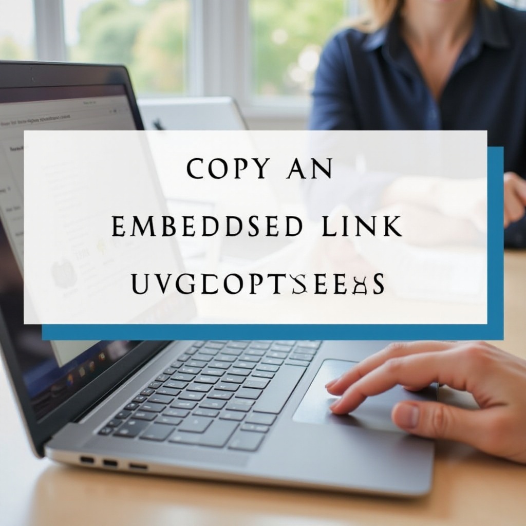 how to copy an embedded link on chromebook