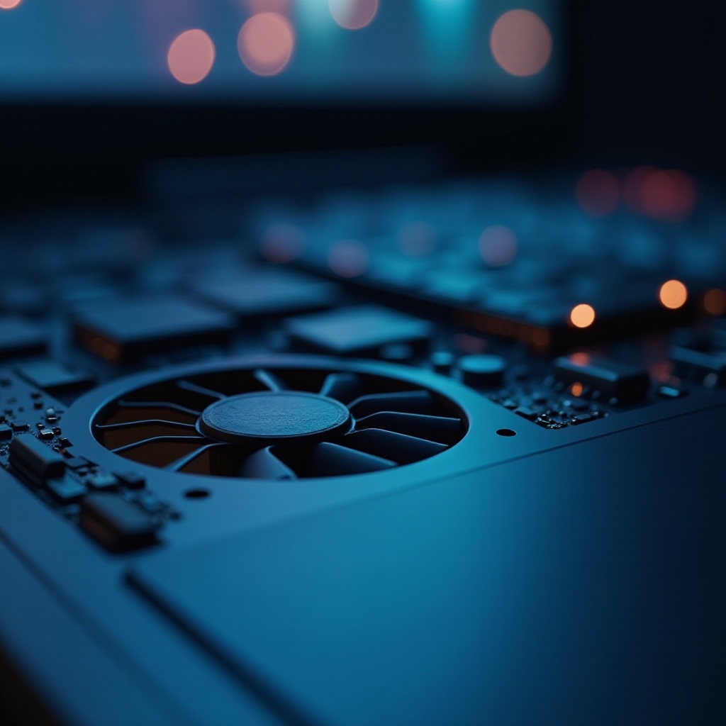 พัดลมระบายความร้อนบนแล็ปท็อป