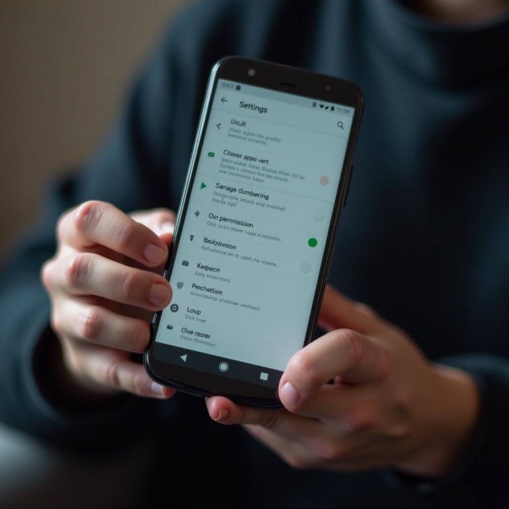 안드로이드는 백그라운드에서 앱을 계속 닫습니다