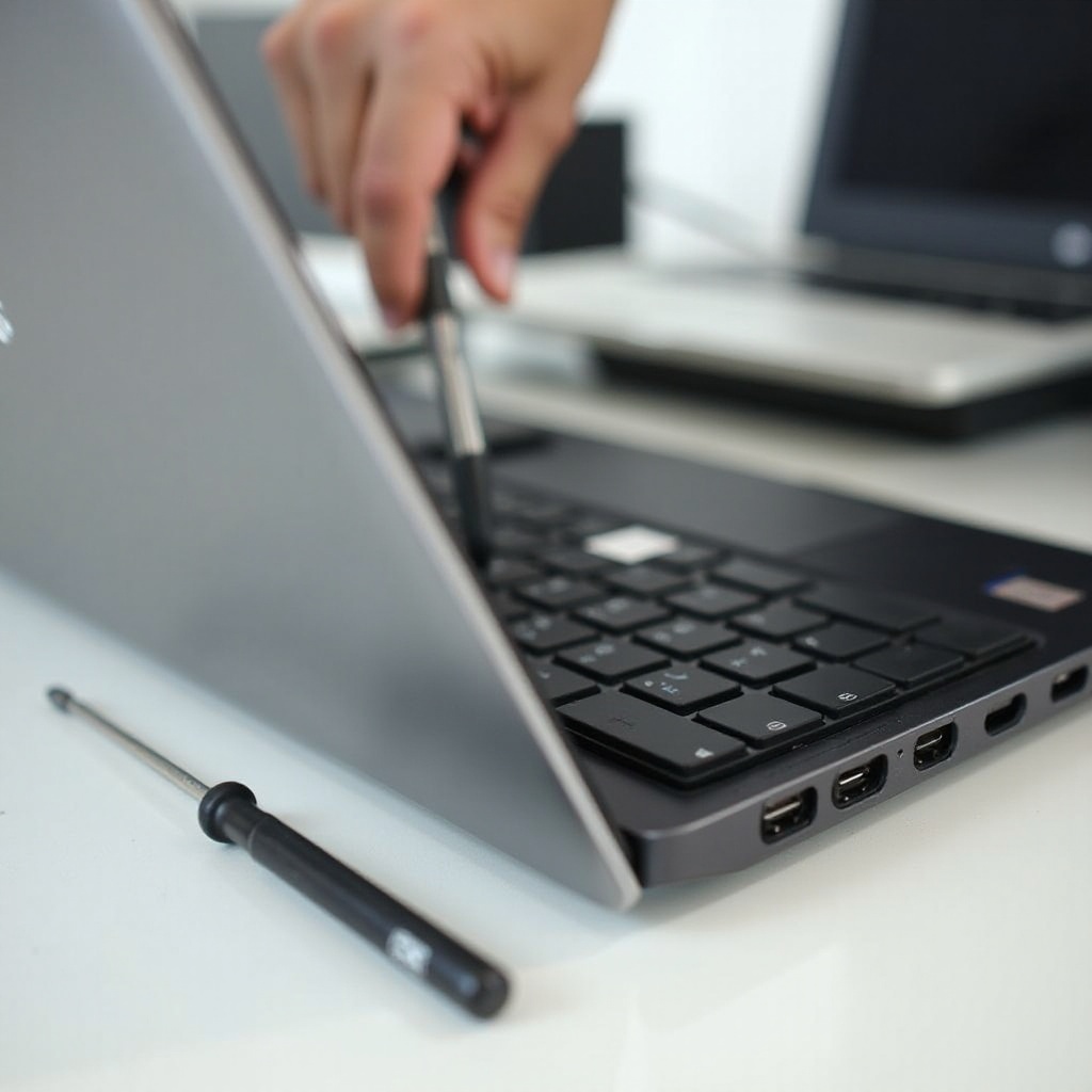 Hoe een batterij te vervangen in een Dell Z14 laptop