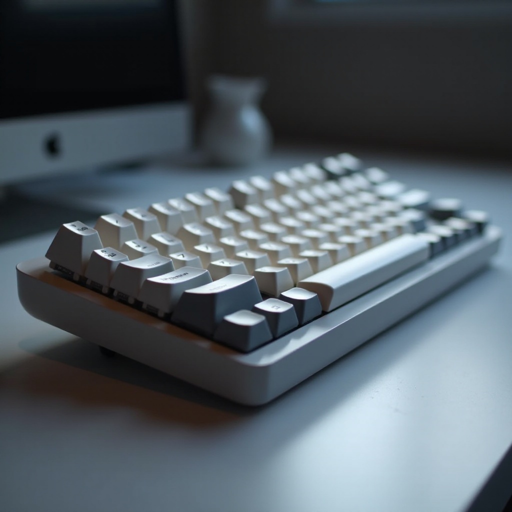 papan ketik dengan sakelar linear