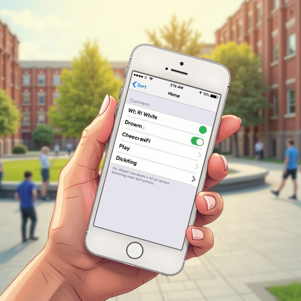 hoe stel je RIT wifi in op je telefoon