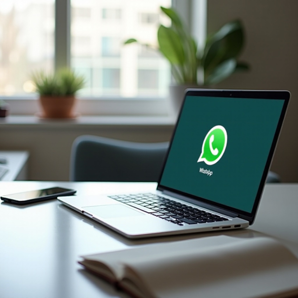노트북이 닫혀 있어도 WhatsApp 알림을 받고 있습니다