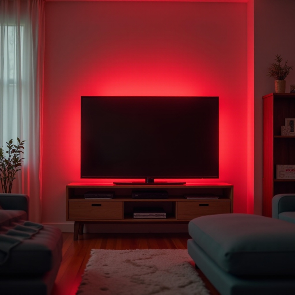 Sharp-television punainen valo vilkkuu