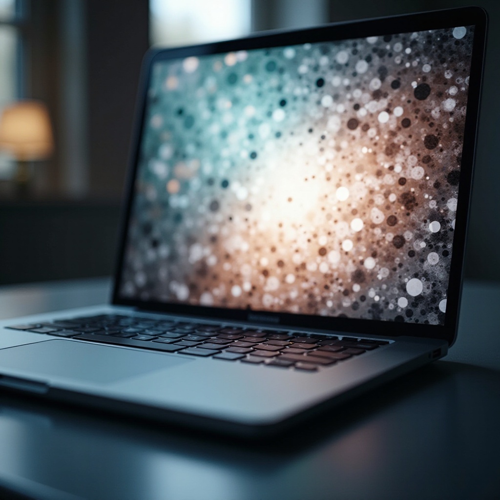 waarom heeft mijn laptopscherm zwarte vlekken