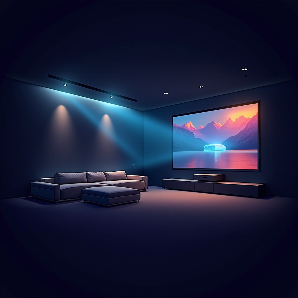 ホームシアタープロジェクターのセットアップ