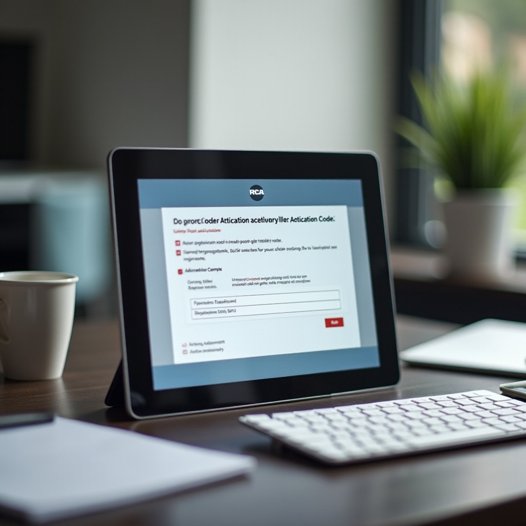 kode aktivasi tablet rca