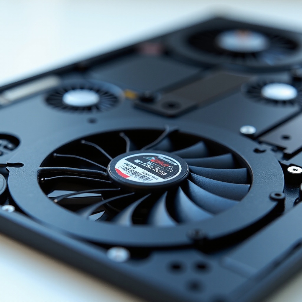 koelventilator op laptop