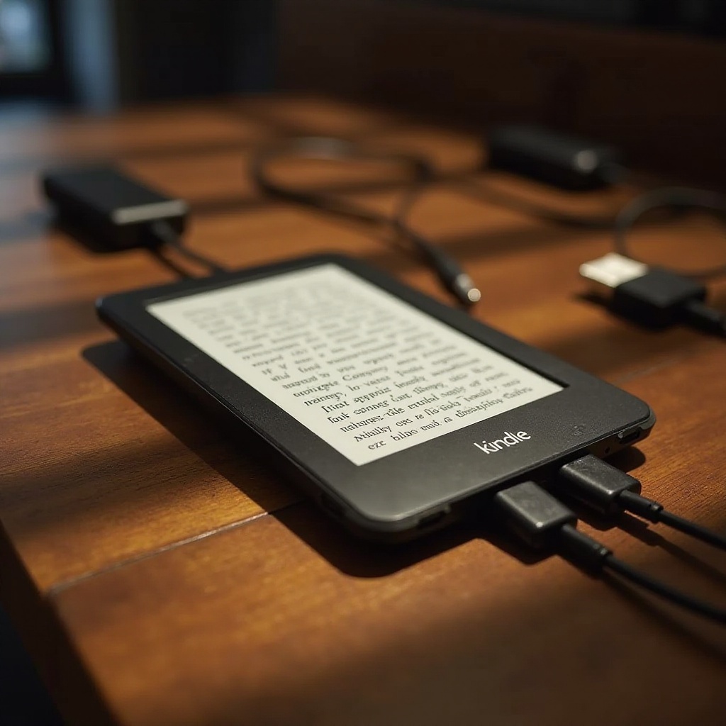 oude Kindle laadt niet op