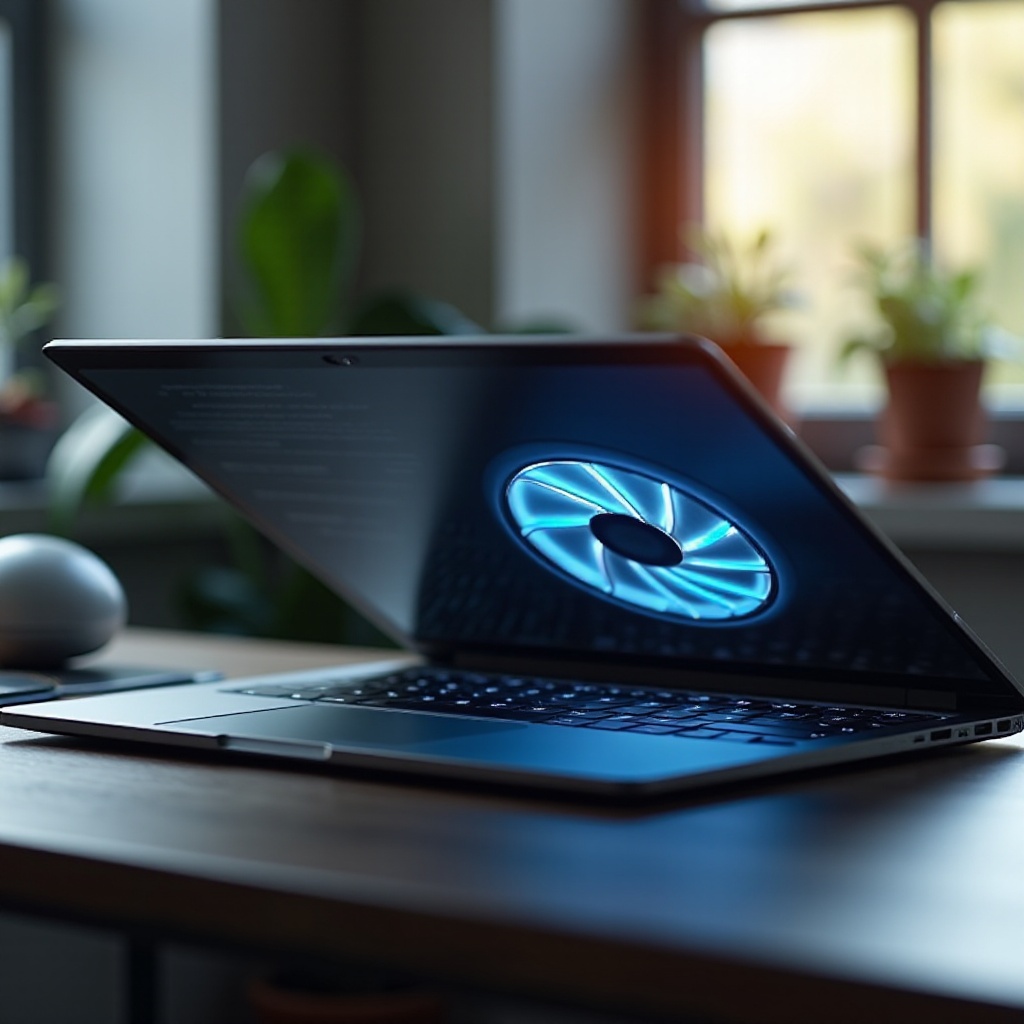 cooling fan on laptop