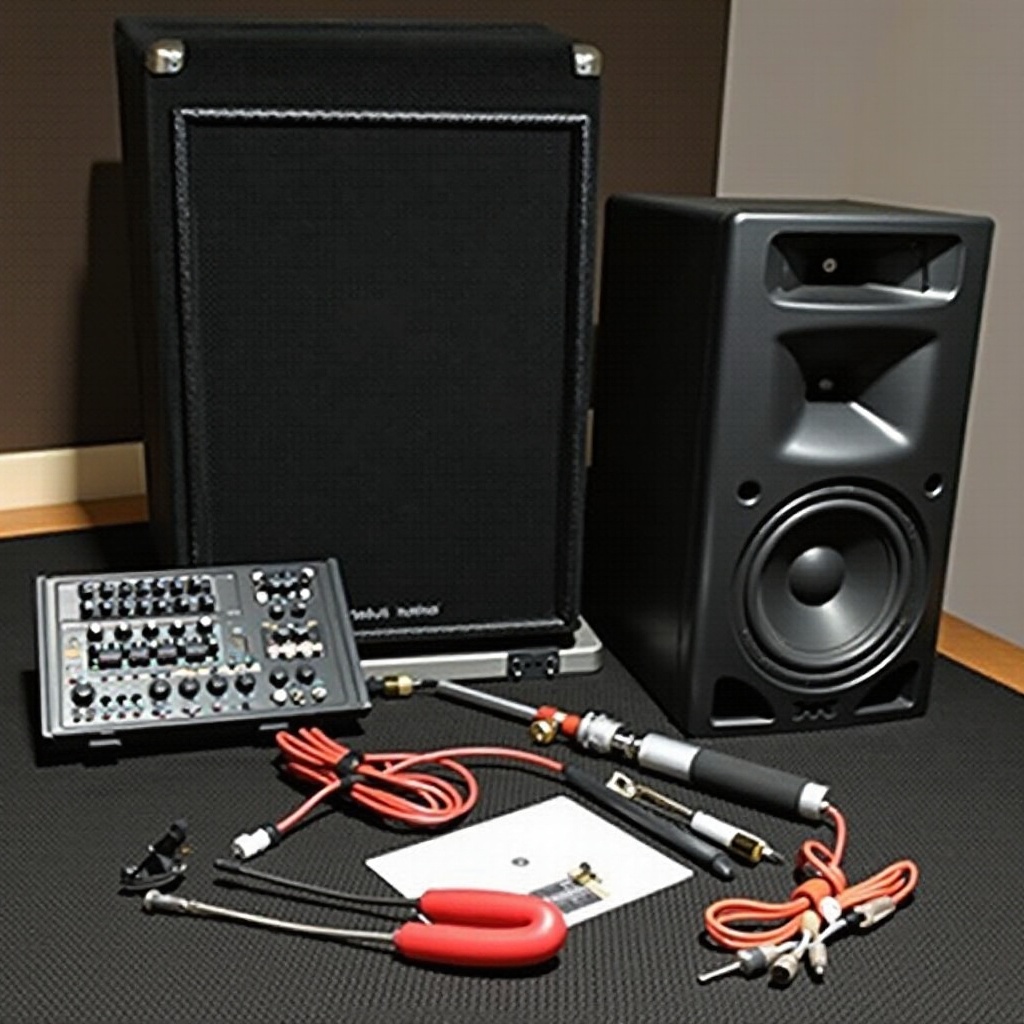cara menghubungkan dua speaker bertenaga mackie ke sub mackie