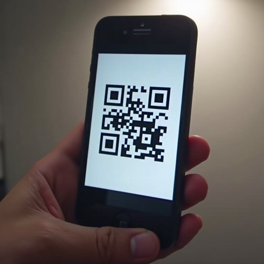 how to scan qr code on iphone screen