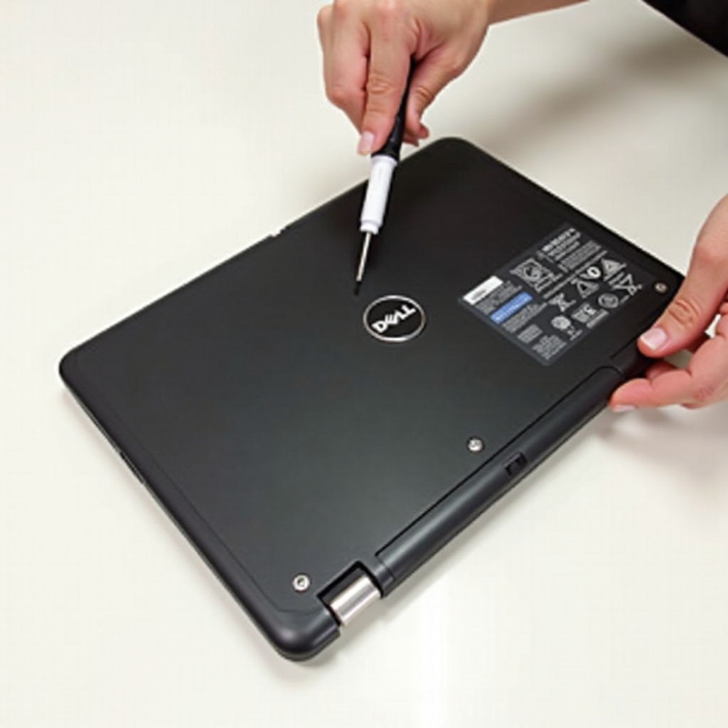 Hoe een batterij te vervangen in een Dell Z14 laptop