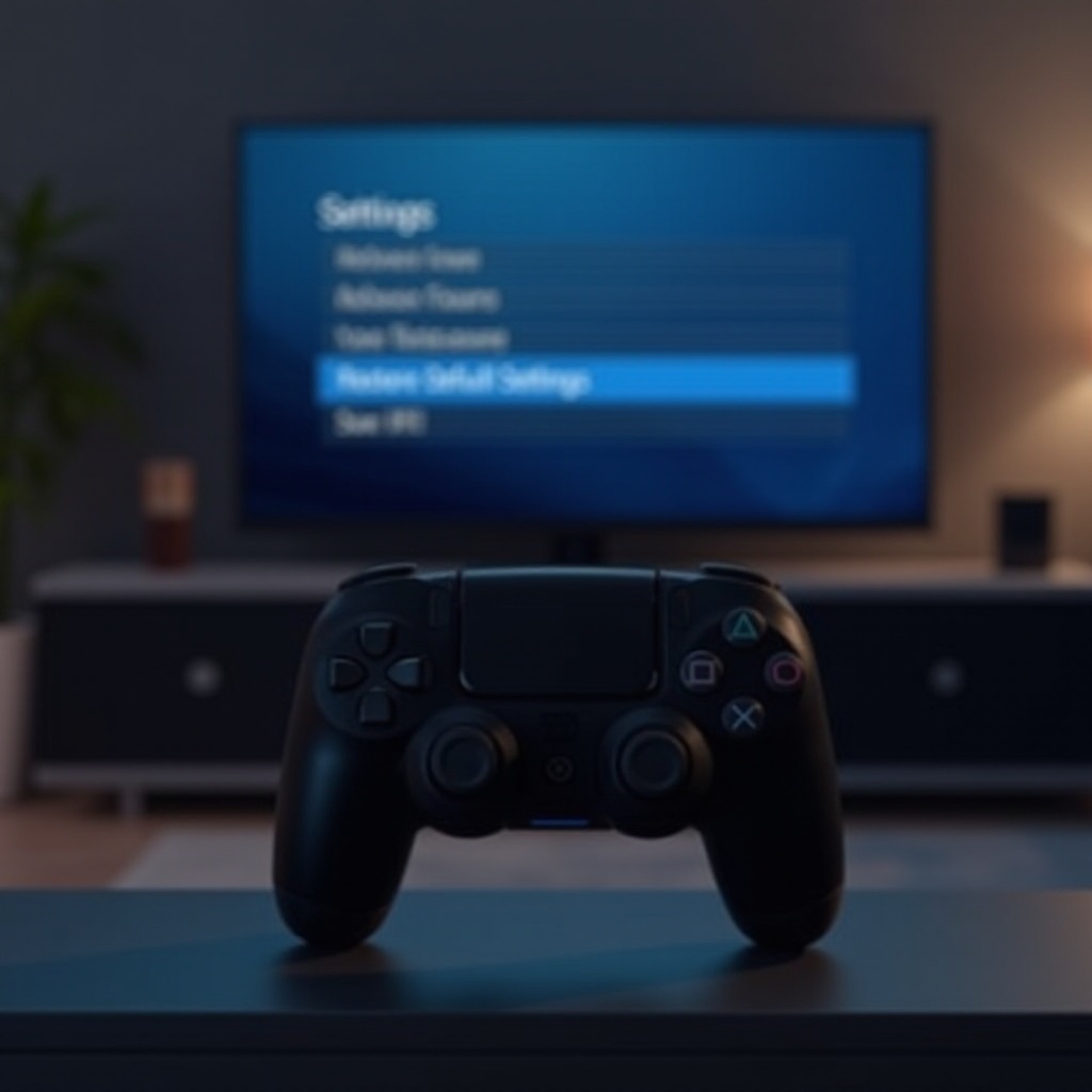 คืนค่าการตั้งค่าระบบเป็นค่าเริ่มต้น ps4