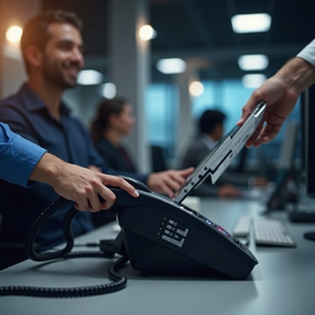 j189 전화기를 Avaya IP Office에 연결하는 방법