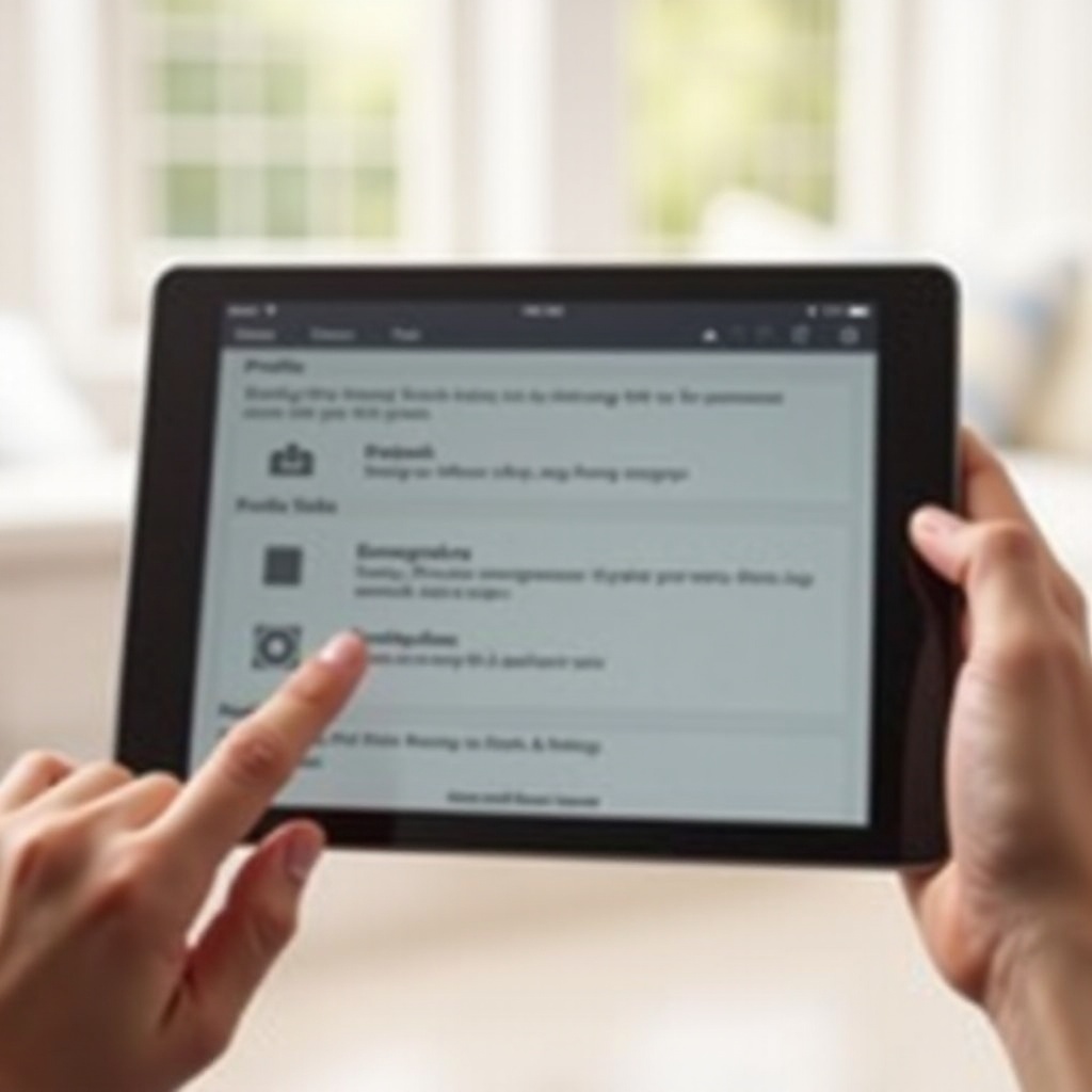 how to remove profiles from fire tablet