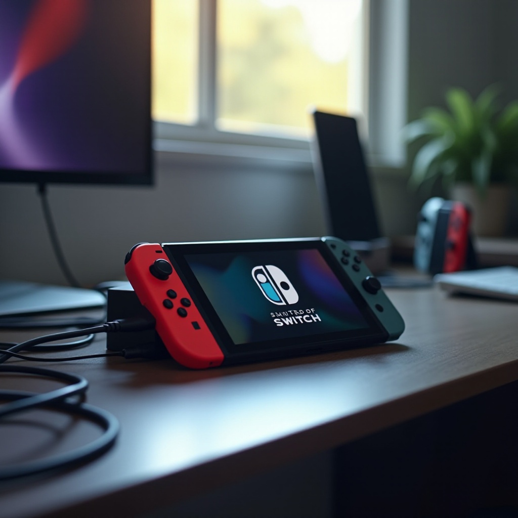 is mijn switch aan het opladen