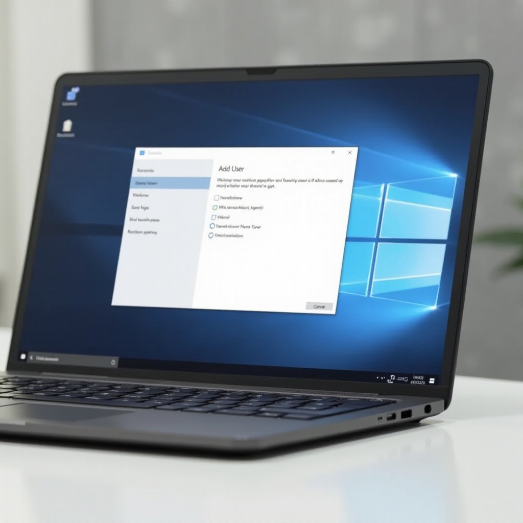 how to add user to windows 11 home laptop