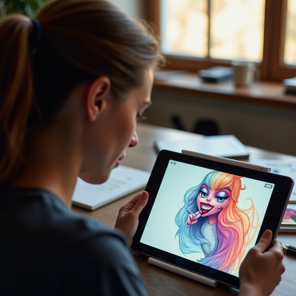 how to use procreate as drawing tablet